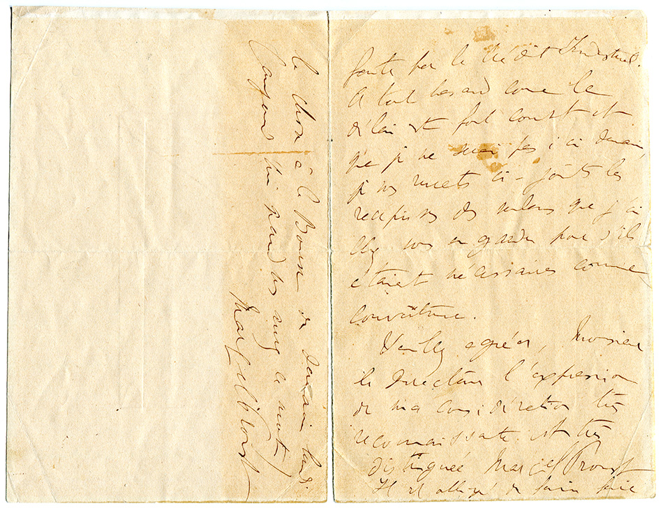 Marcel Proust letter